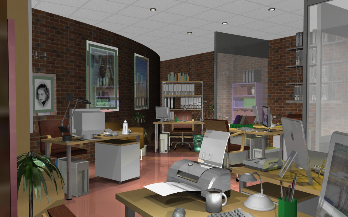 дизайн офисного помещения ArchiCAD