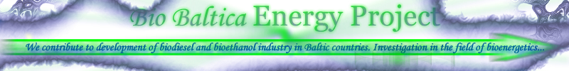 Сырец баннера для энергетического проекта &quot;BIO Baltica&quot;