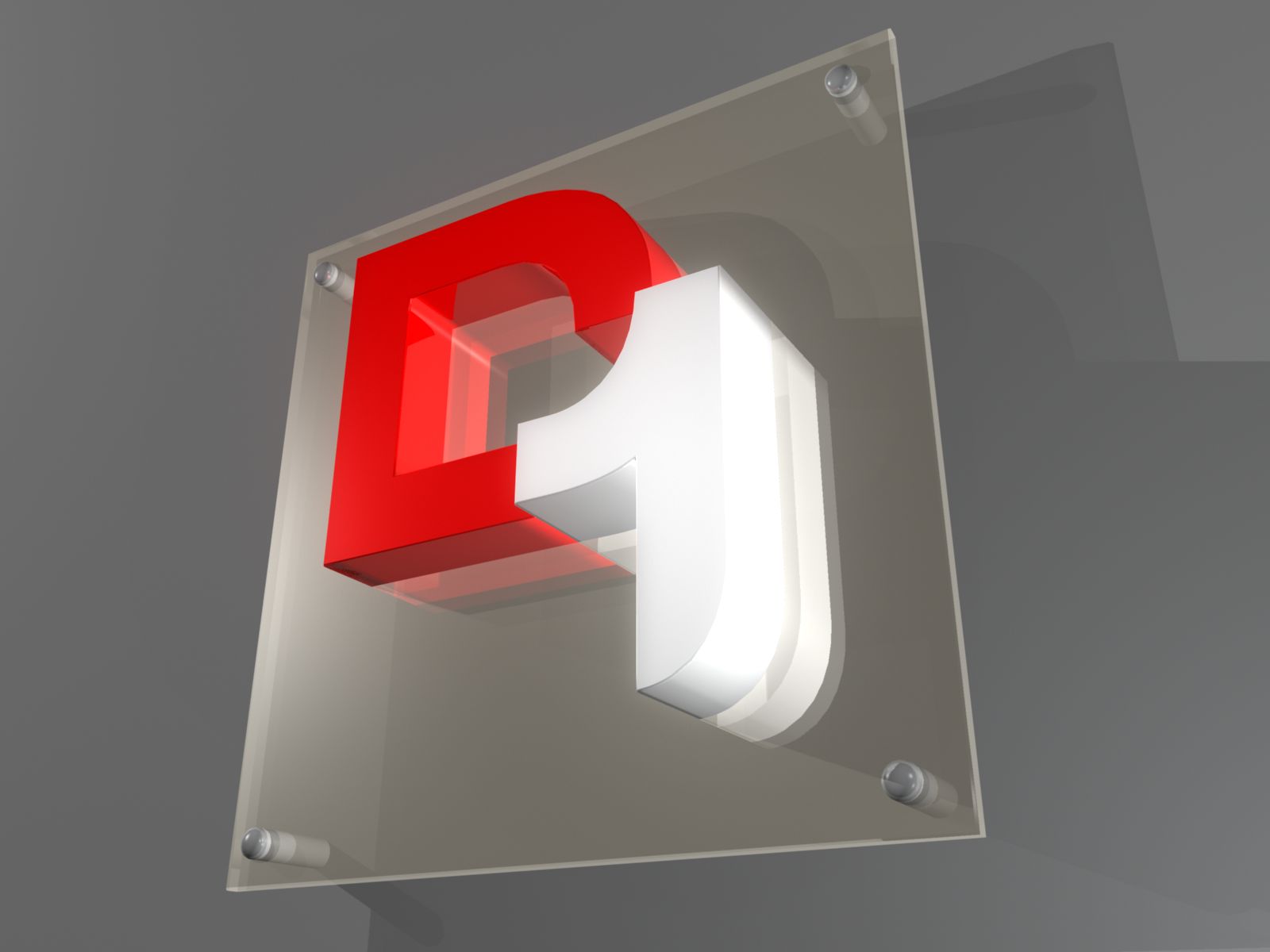3D лого D1