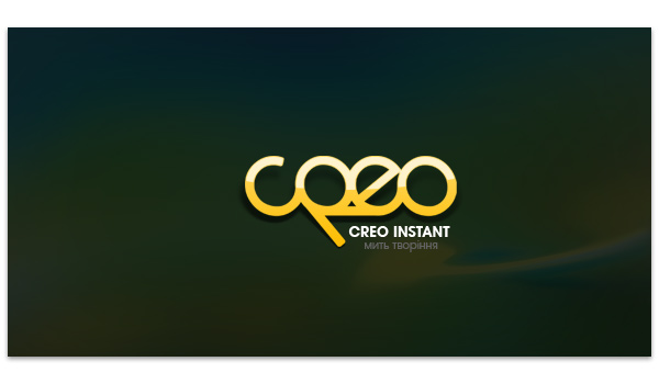 Создание логотипа &quot;CREOINSTANT&quot;