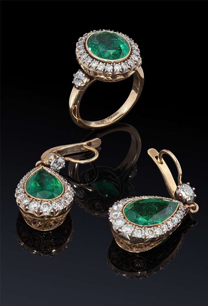 Фото ювелирных изделий с Бриллиантами и драг камнями Diamond Jewellery