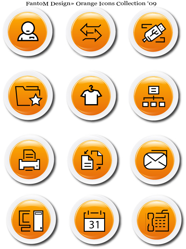 VECTOR Orange Icons