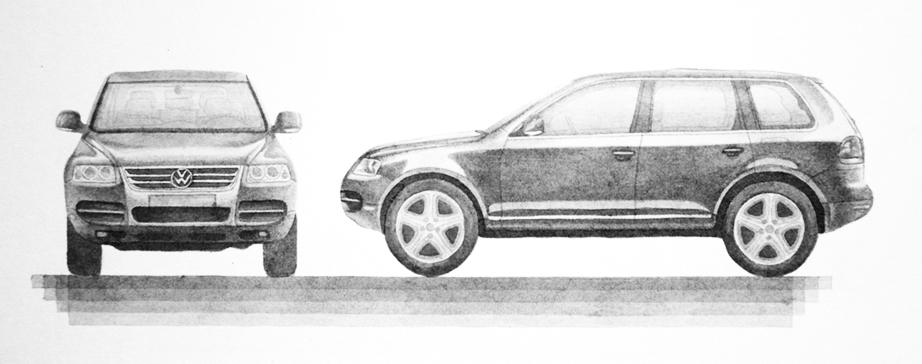 Плакат &quot;Volkswagen Touareg&quot;