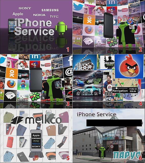 Рекламный ТВ Ролик &quot;iPhone Service&quot;