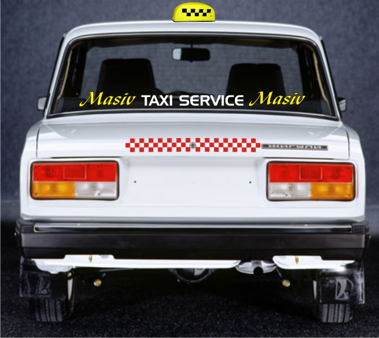 taxi servise MASIV оформление транспорта