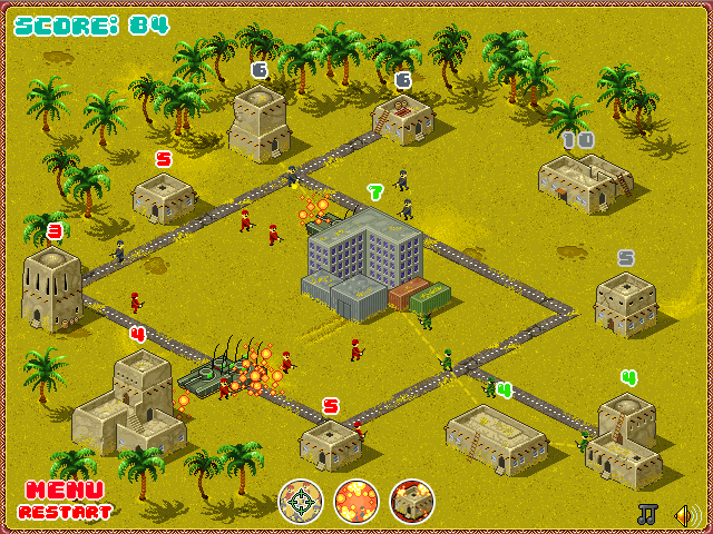 Графика для флеш игры &quot;Outpost Combat2: desert strike&quot;