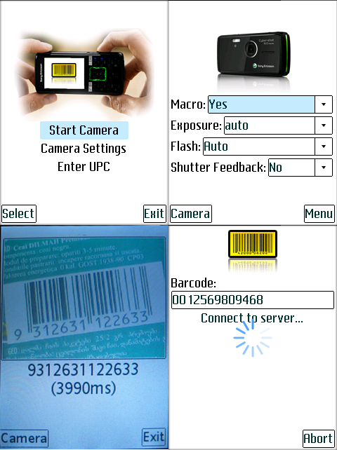 J2ME Barcode scanner