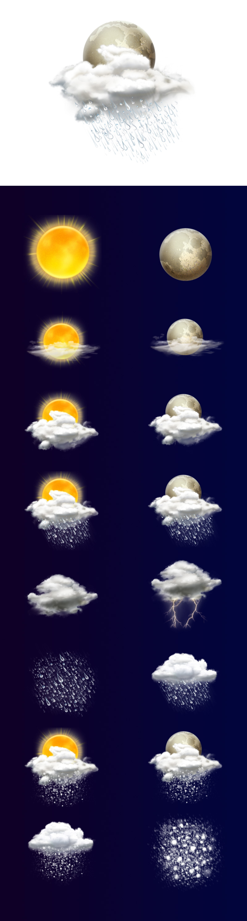 Иконки погоды для НГС