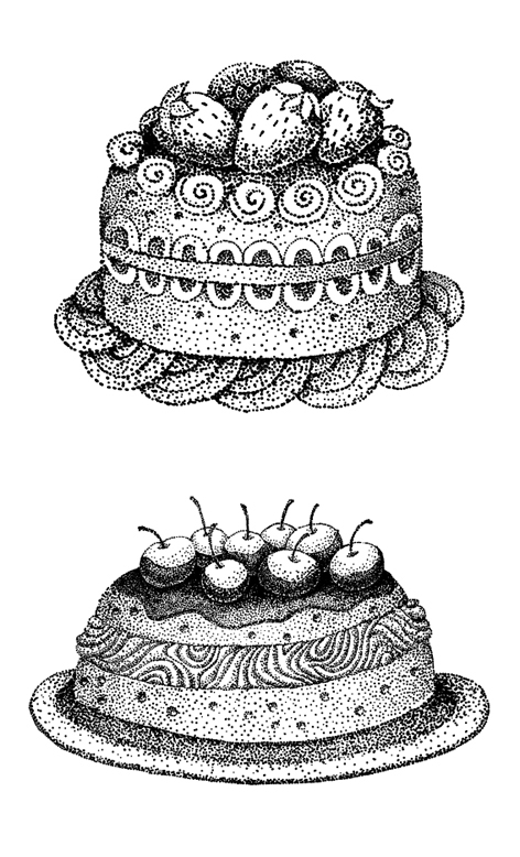 Торт. Иллюстрация