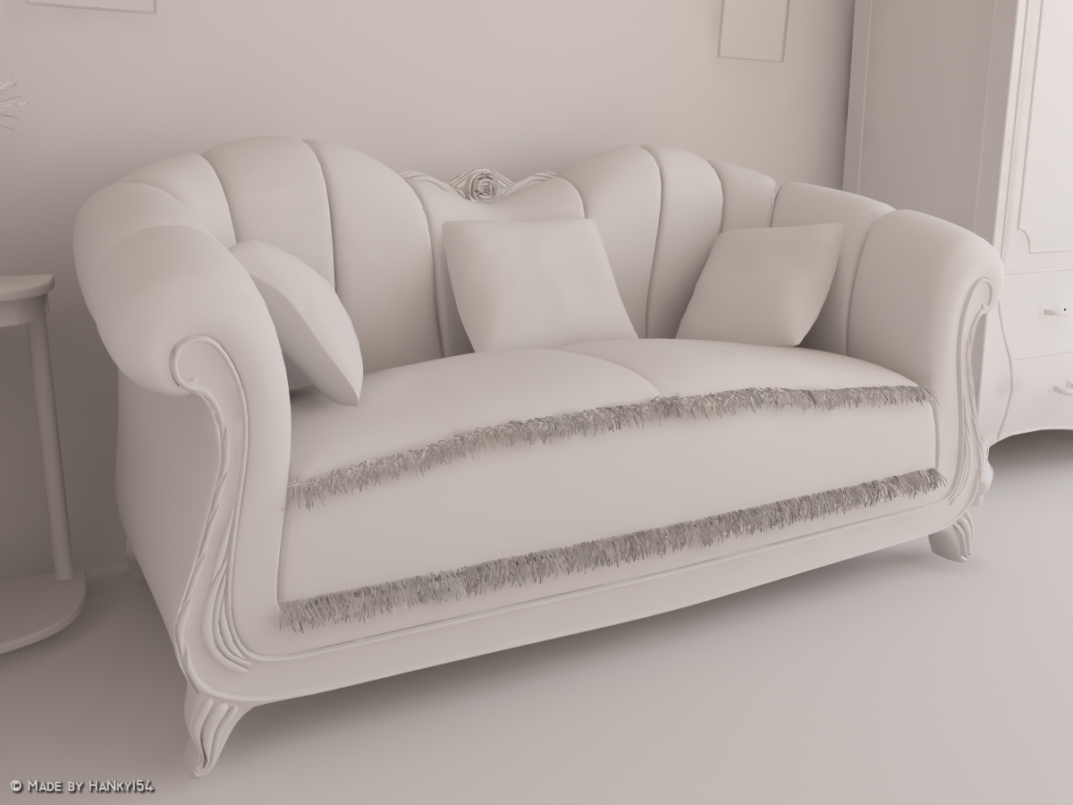 Моделирование дивана