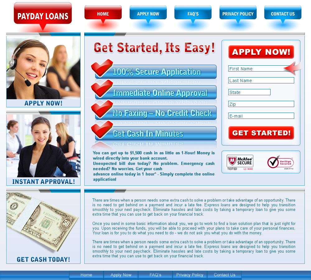 Payday loan