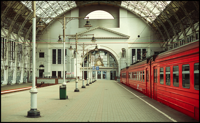 The red railway station