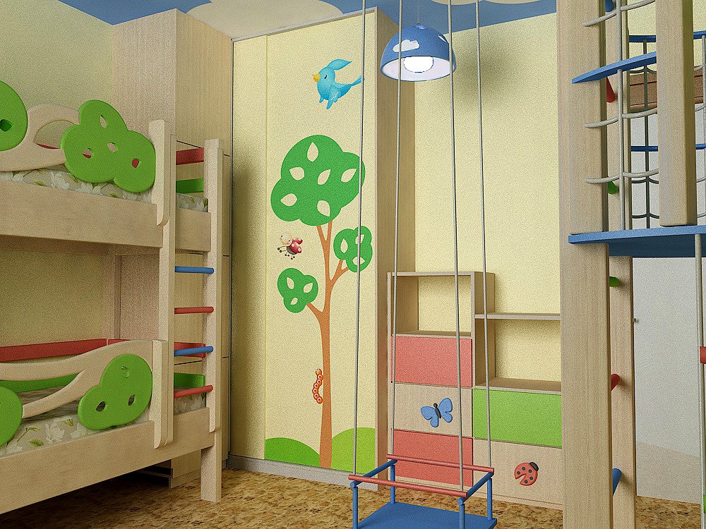 дизайн квартиры в Москве/детская