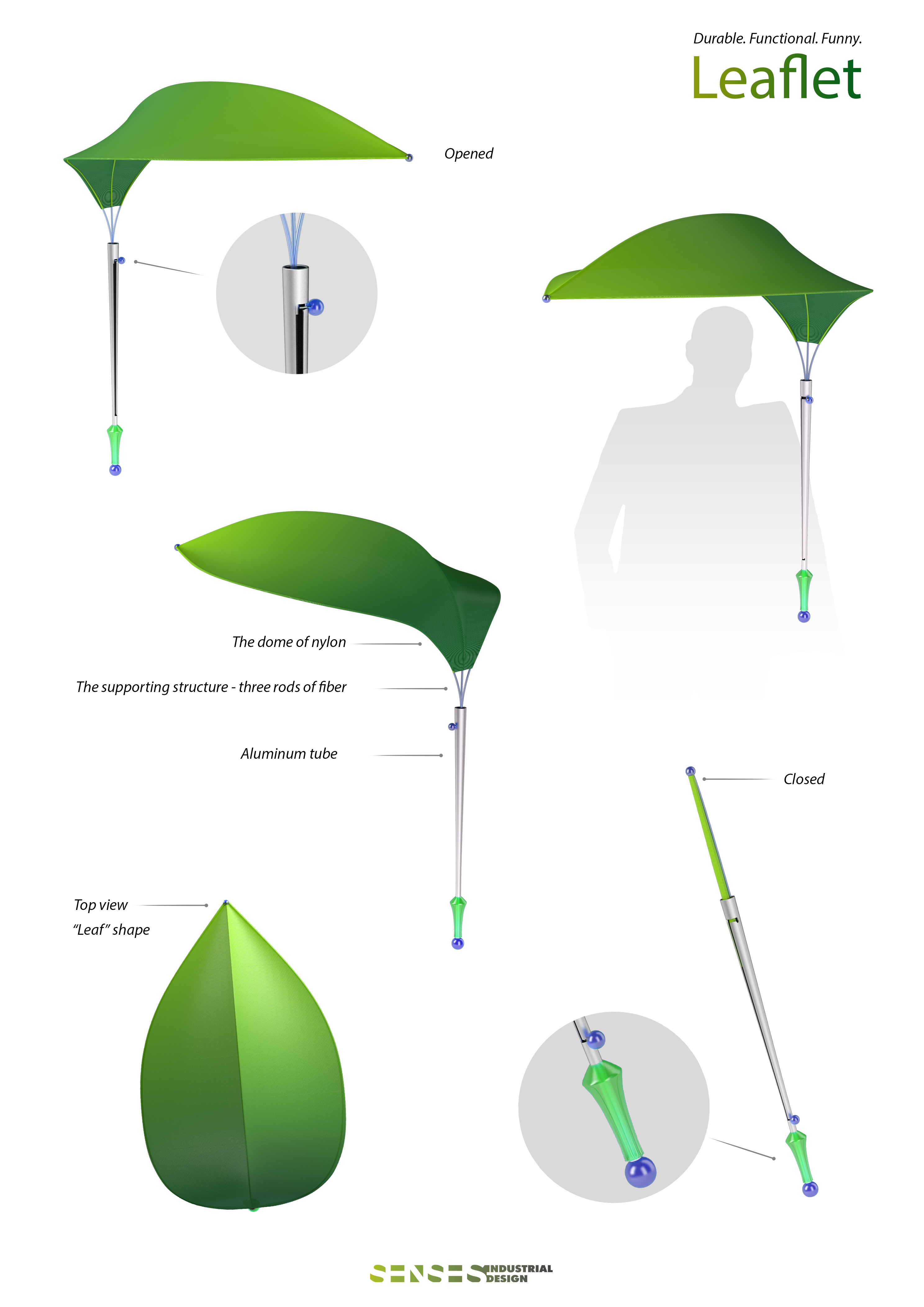 &quot;Leaflet&quot; Umbrella