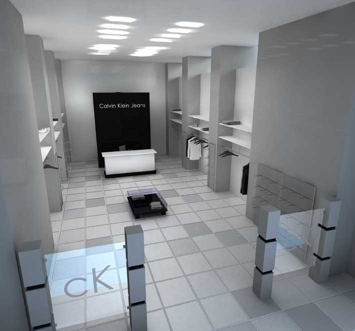 интерьер магазина&quot;Calvin Klein&quot;