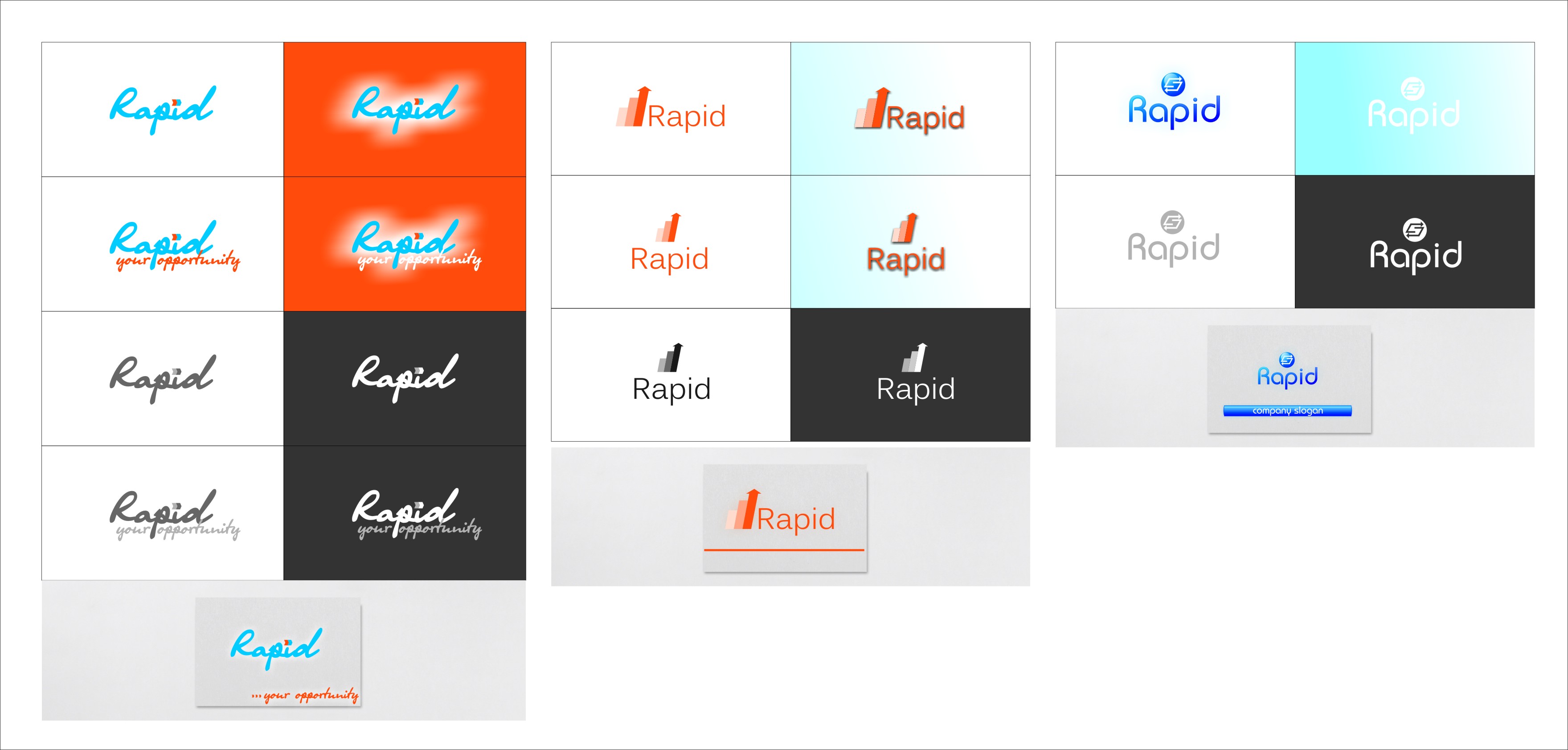 разработка логотипа Rapid