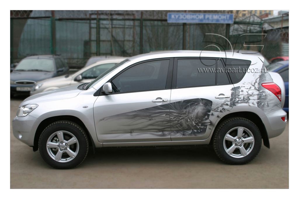 Аэрография на RAV4