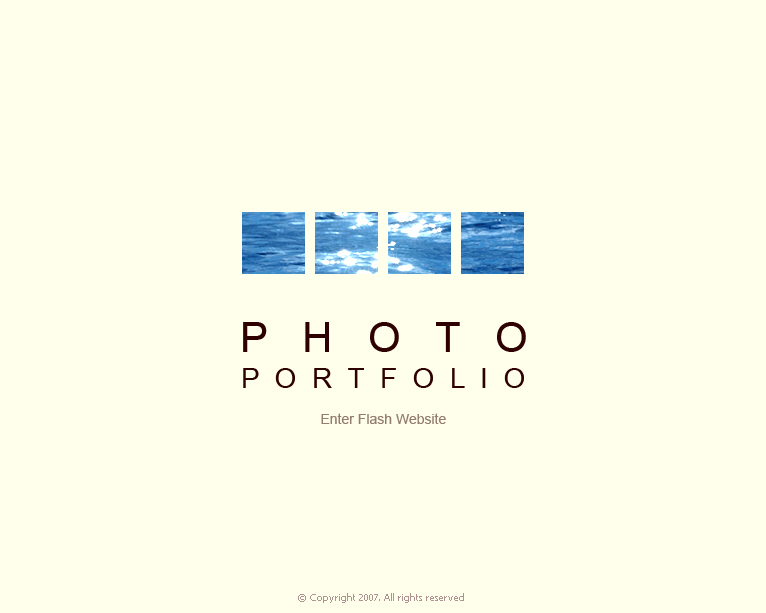 photo portfolio intro