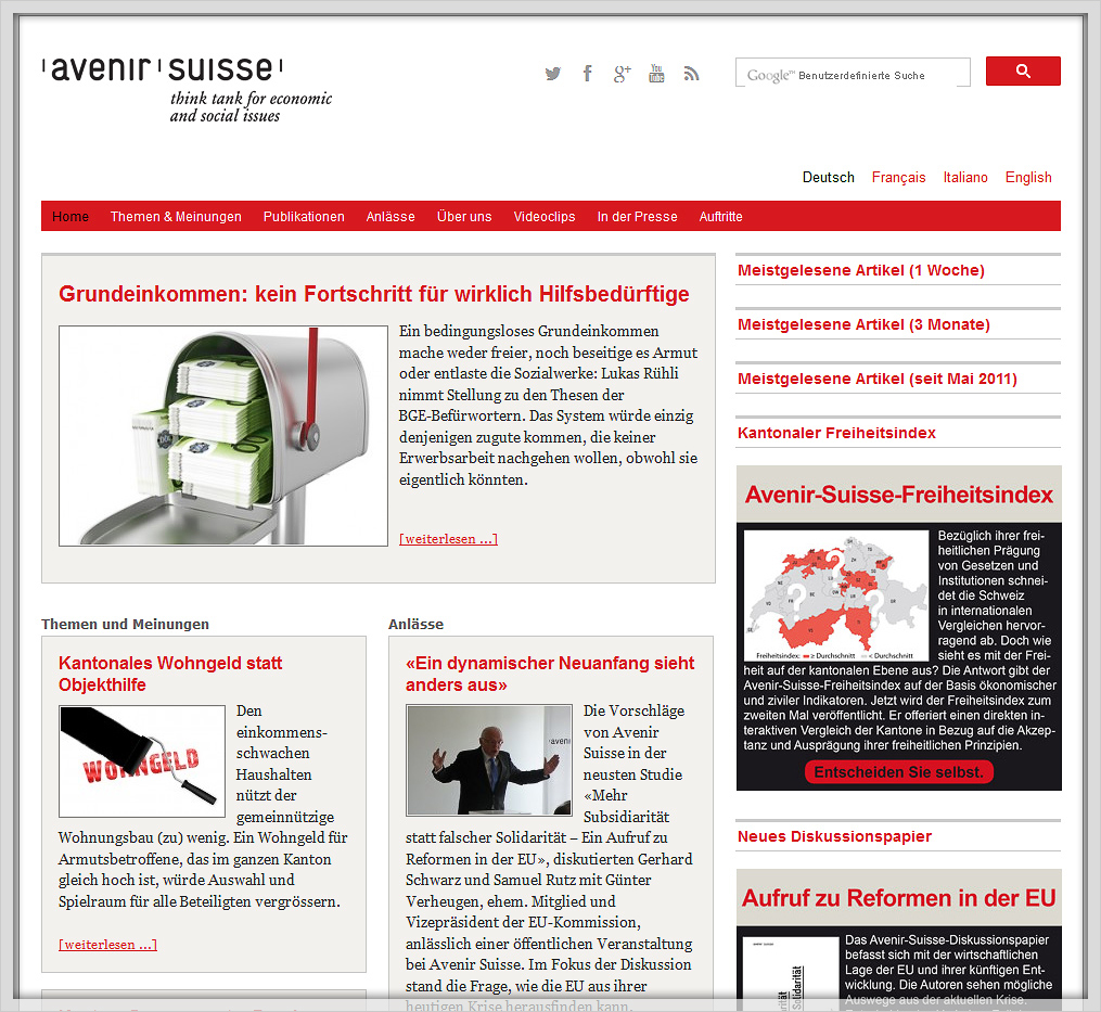 Сайт-Под Ключ - avenir-suisse.ch
