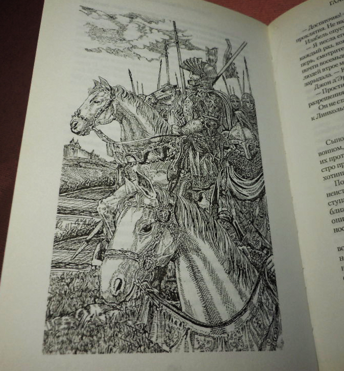 Иллюстрация к книге Д. Бейкер &quot;Небесные мечи&quot;