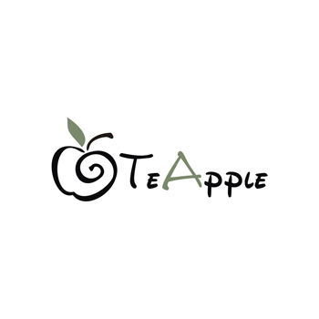 логотип для чая из яблок