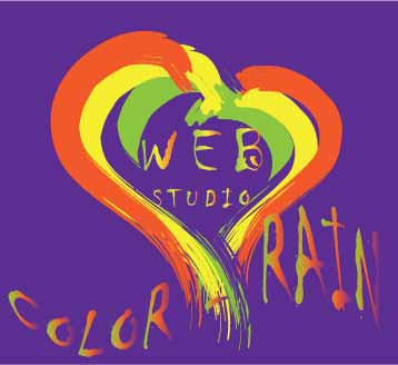 Лого для Веб-студии Color-rain