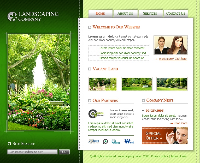 landscaping company