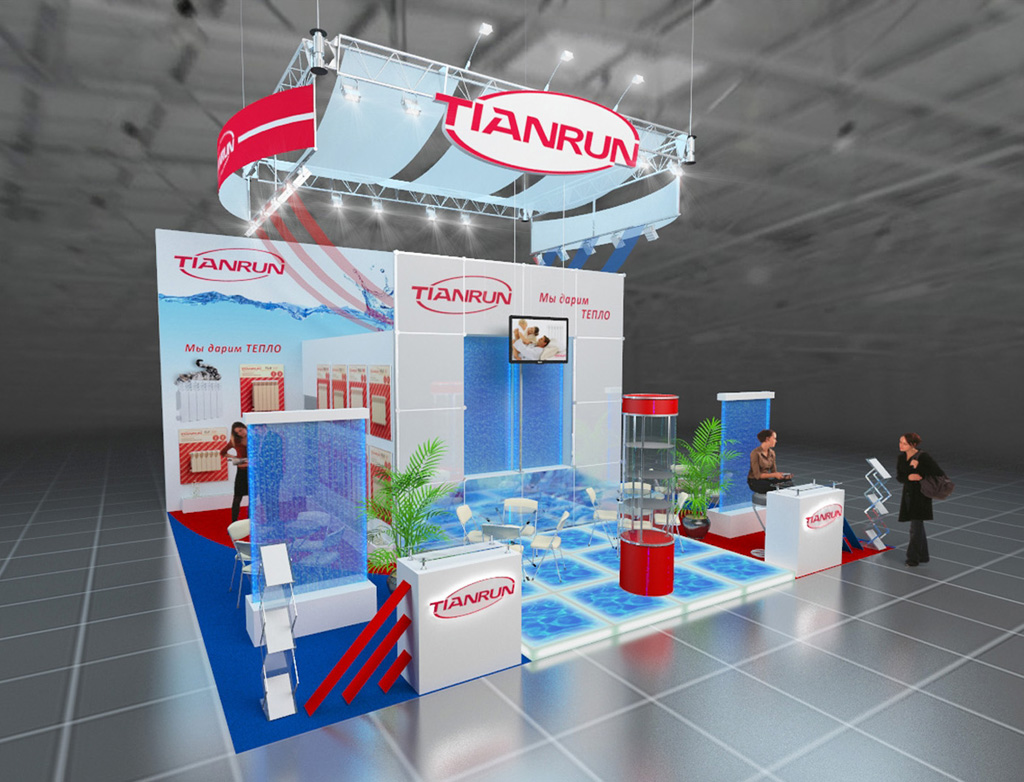 Выставочный стенд для компании Tianrun