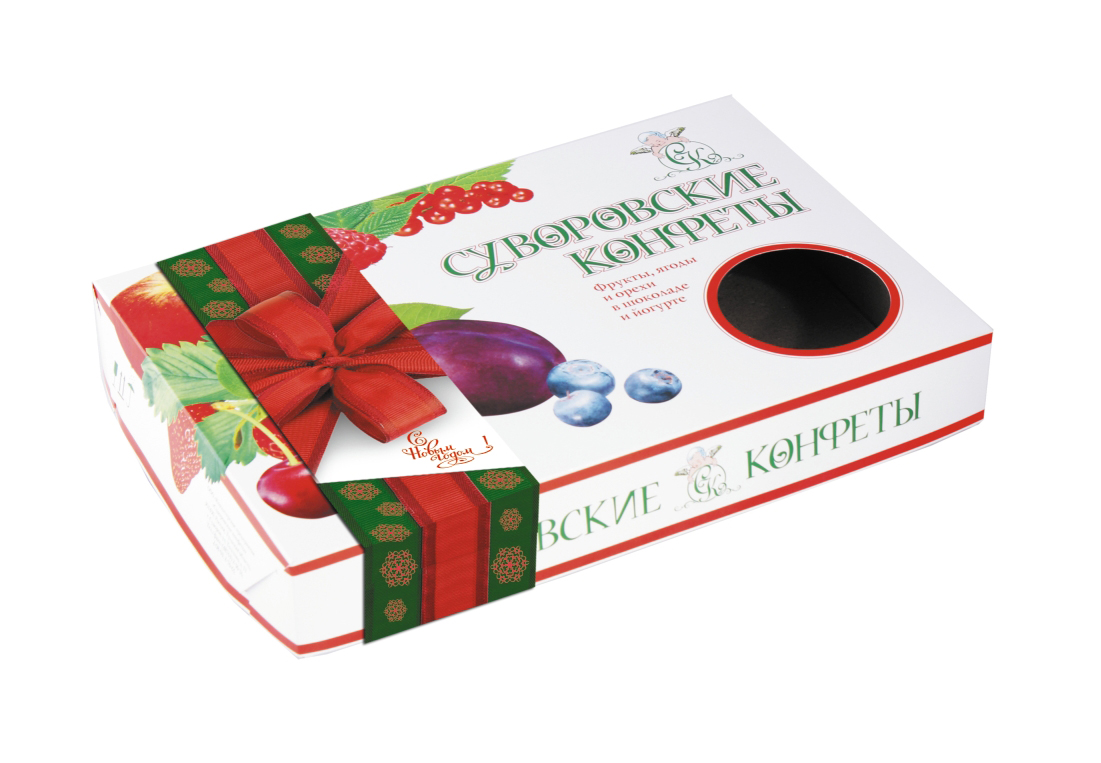 Дизайн новогодней обечайки на коробку