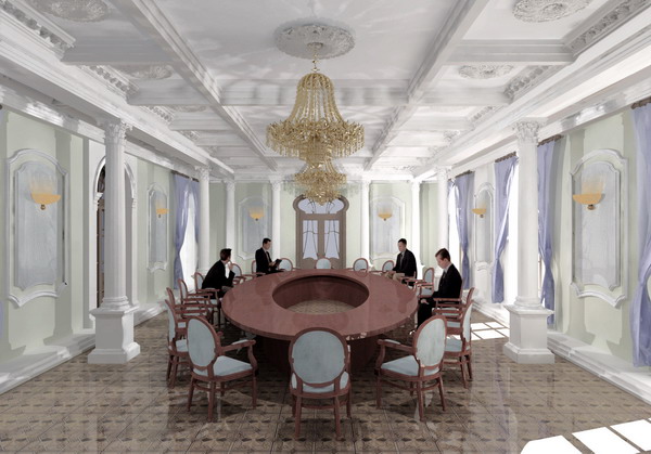 Переговорный и обеденный зал МО РФ