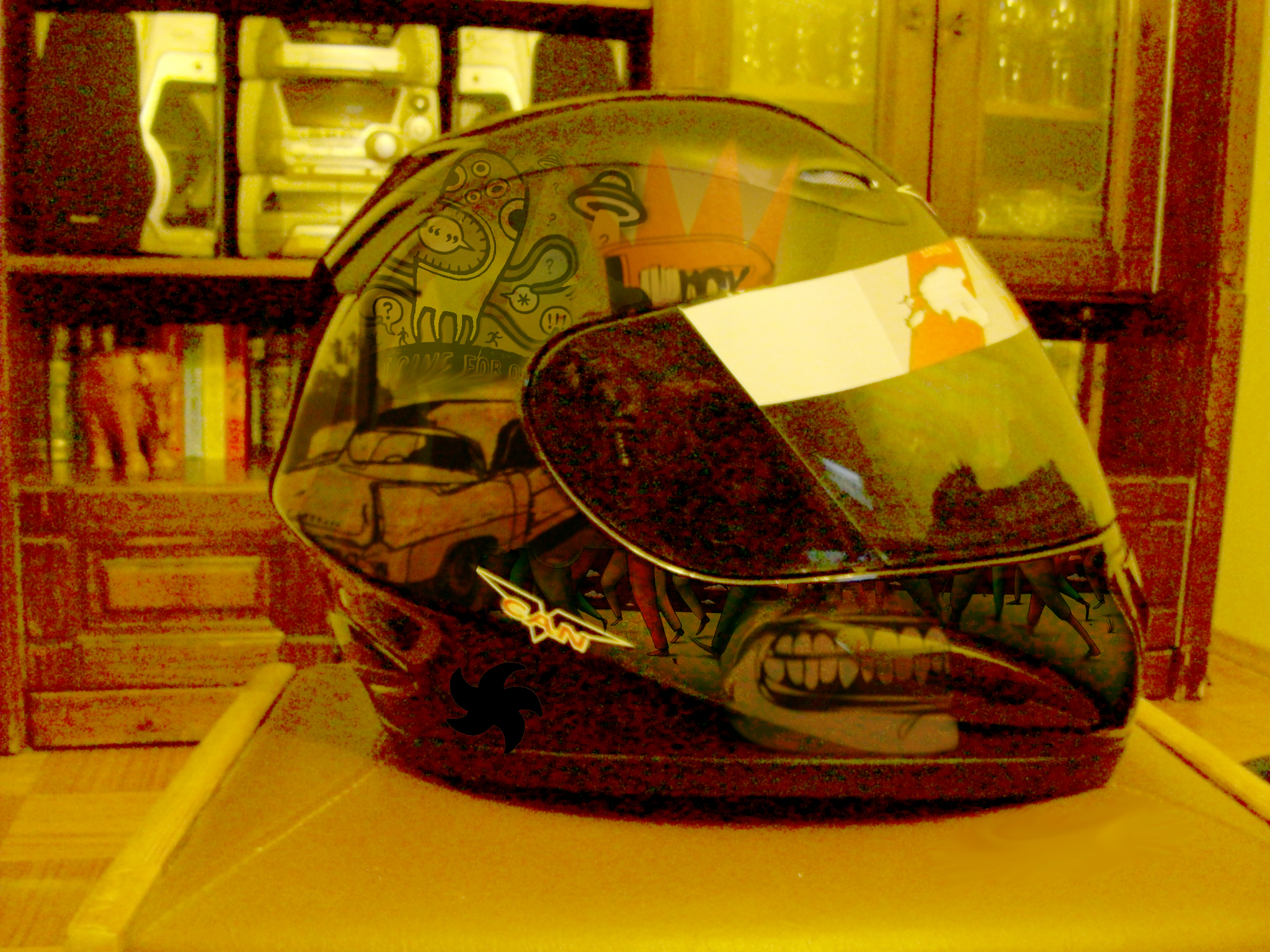 аэрография мото шлем2