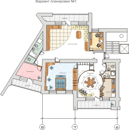 планировка квартиры 2