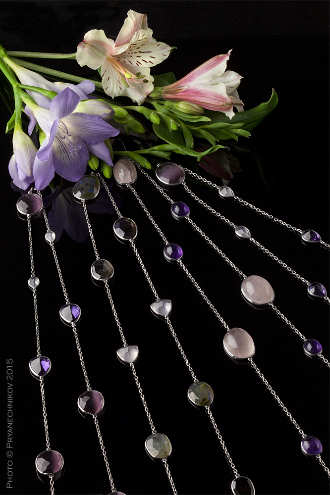 Рекламное фото ювелирных изделий драгоценные камни Diamond Jewellery
