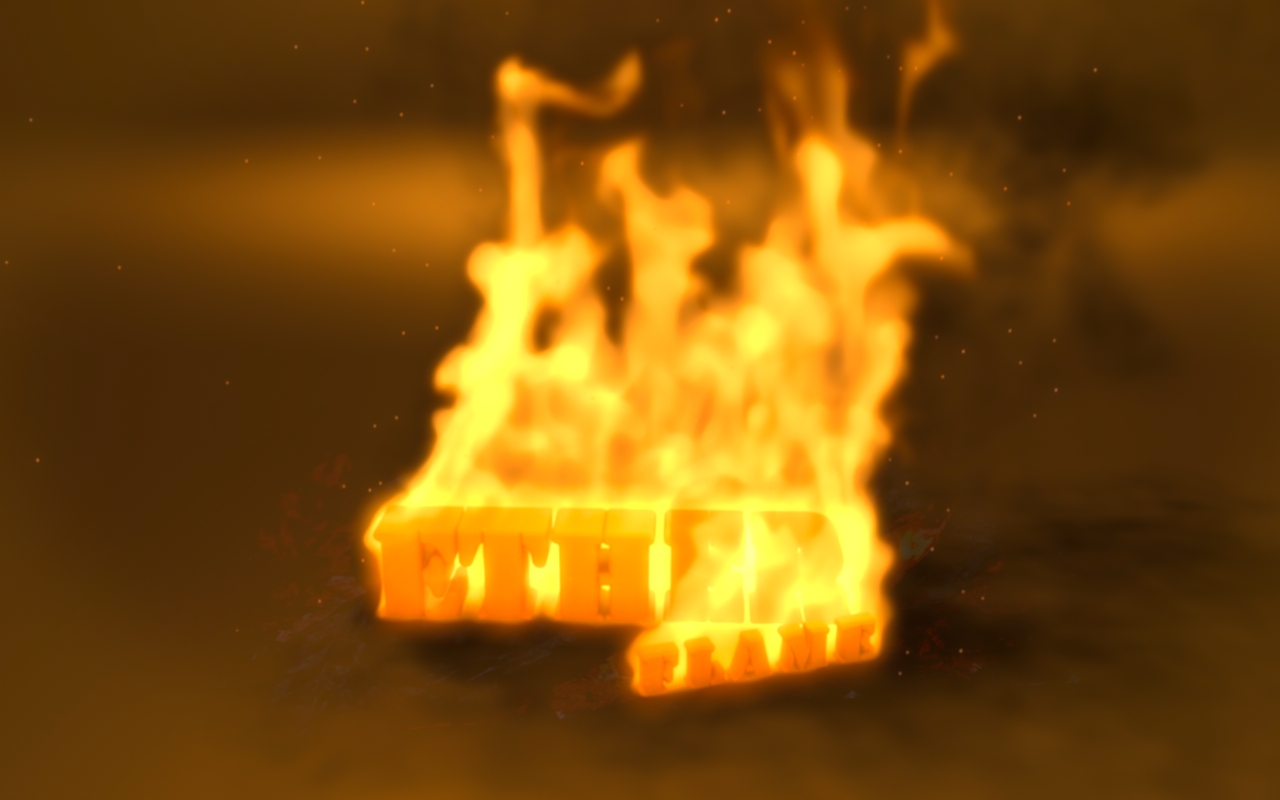 Flame Text