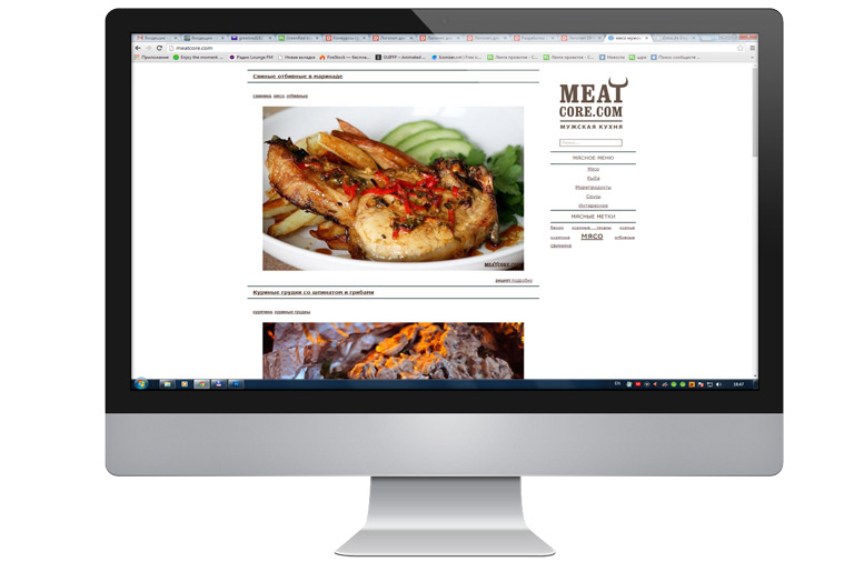 Фансайт любителей мясных рецептов Meatcore.com