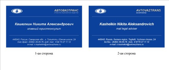 Визитки
