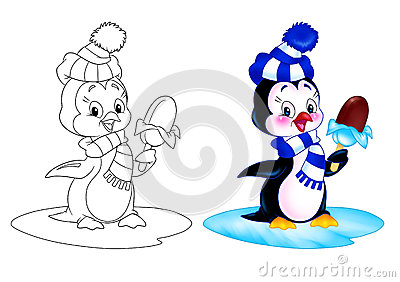 Пингвин и мороженое