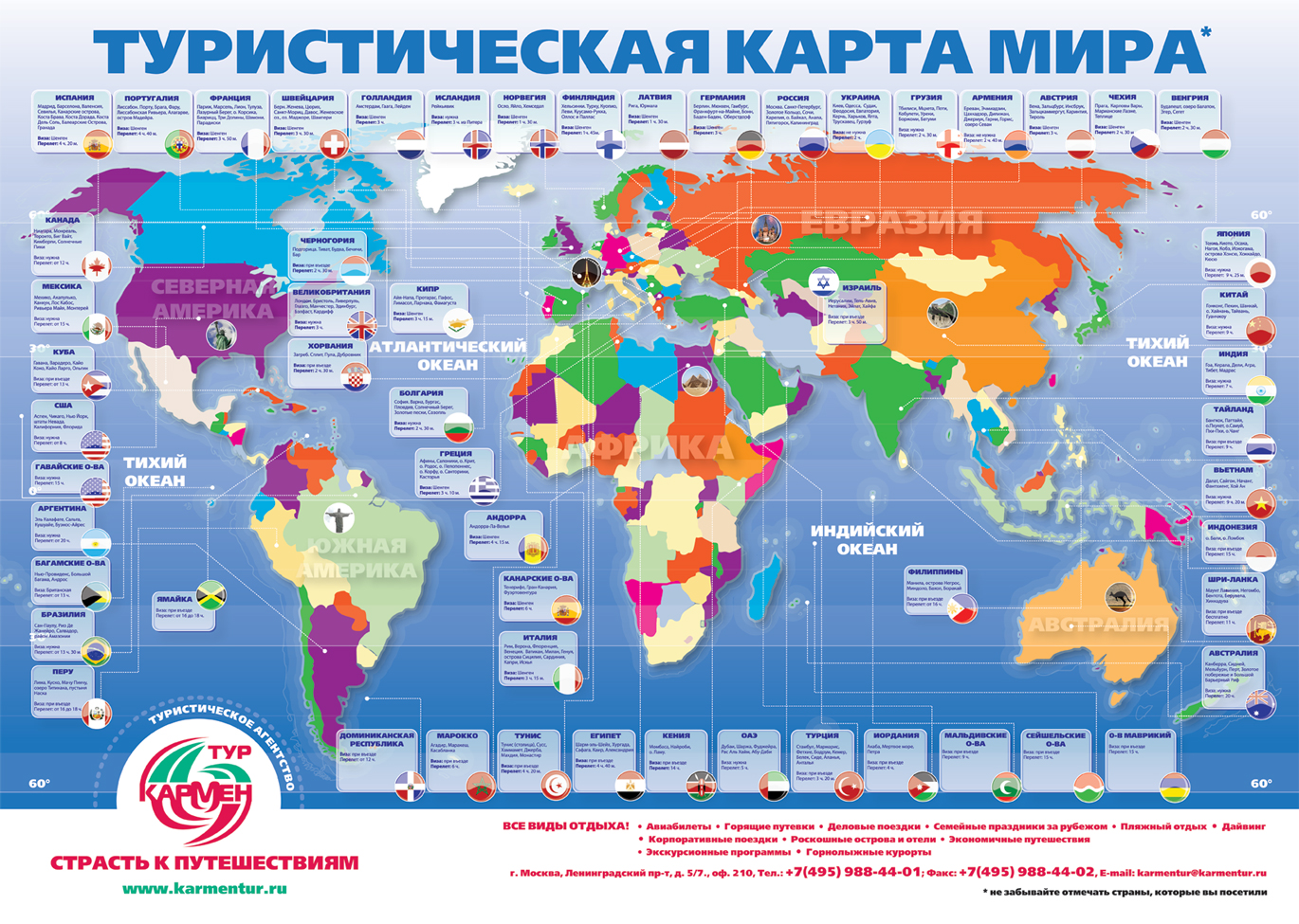 Туристическая карта