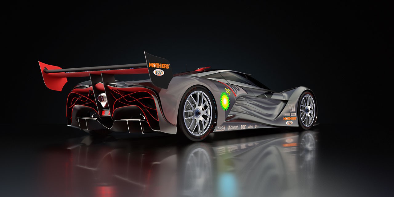 3D-моделирование автомобиля Mazda Furai