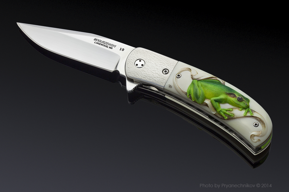 Рекламная фотосъемка авторских ножей.