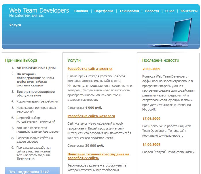 Web Team Developers