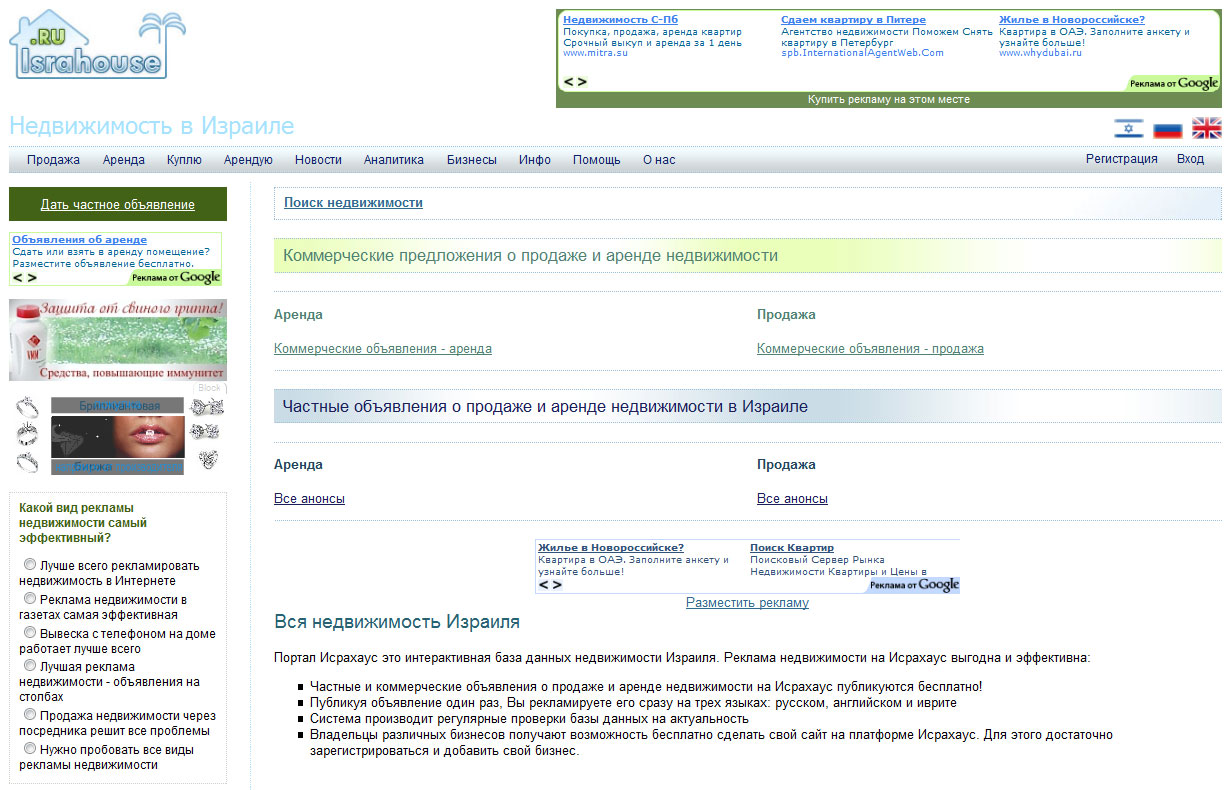 Портал недвижимости Израиля