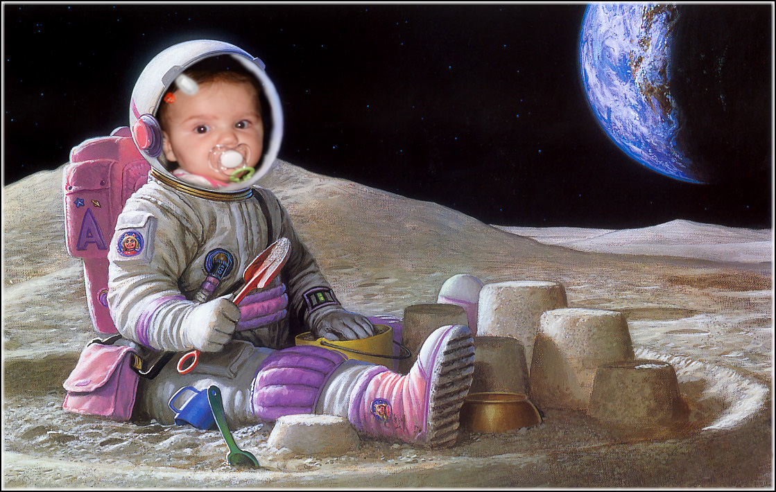 Ребенок в космосе