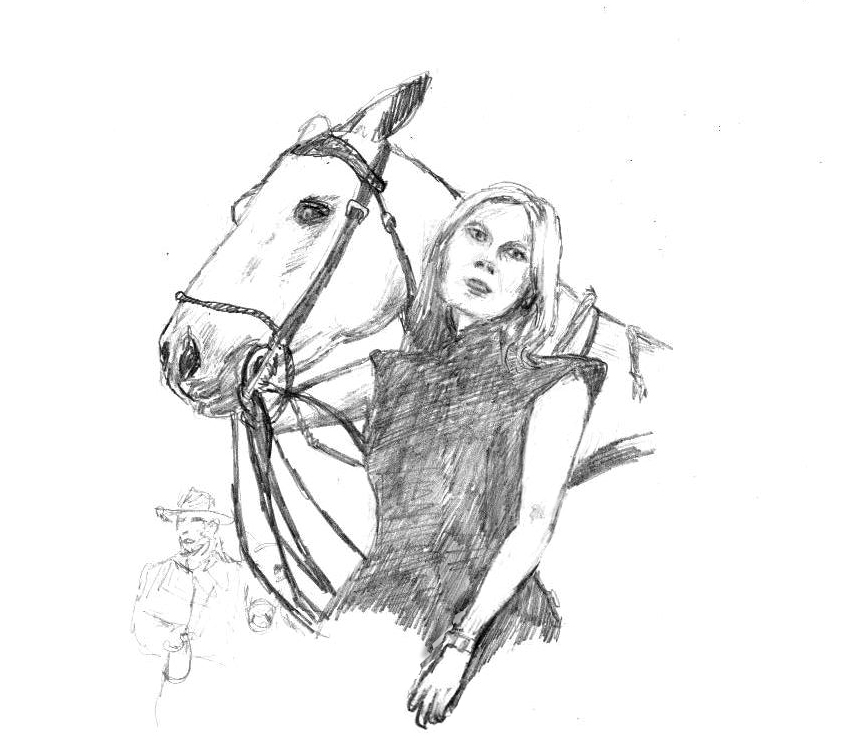 Женщина с лошадЪкой
