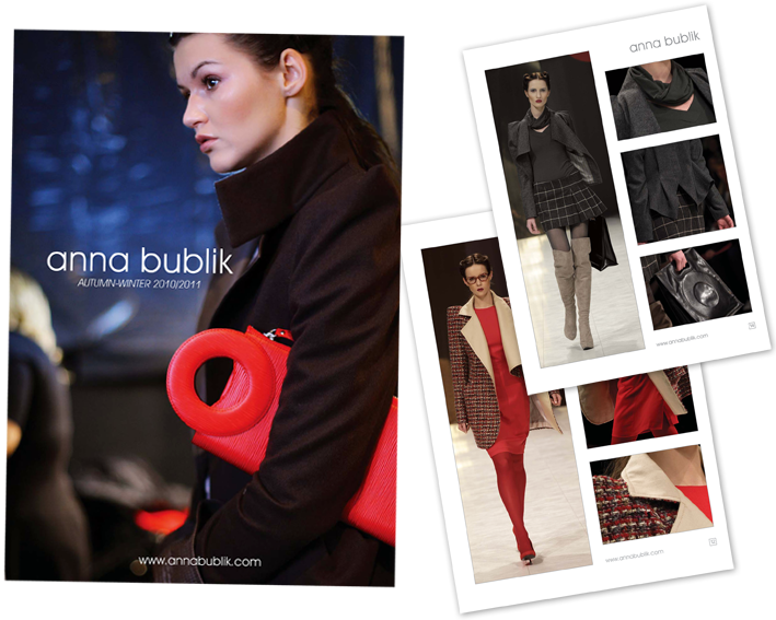 Каталог Аnna Bublik. Autumn-winter 2010/2011