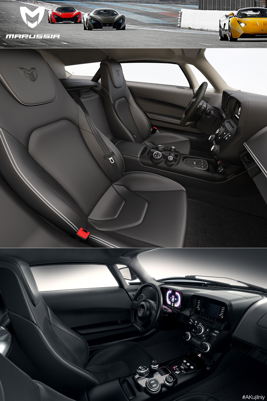 Interior for Marussia B2 (Series Version)