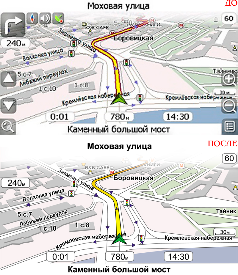 Отрисовка карты в векторе