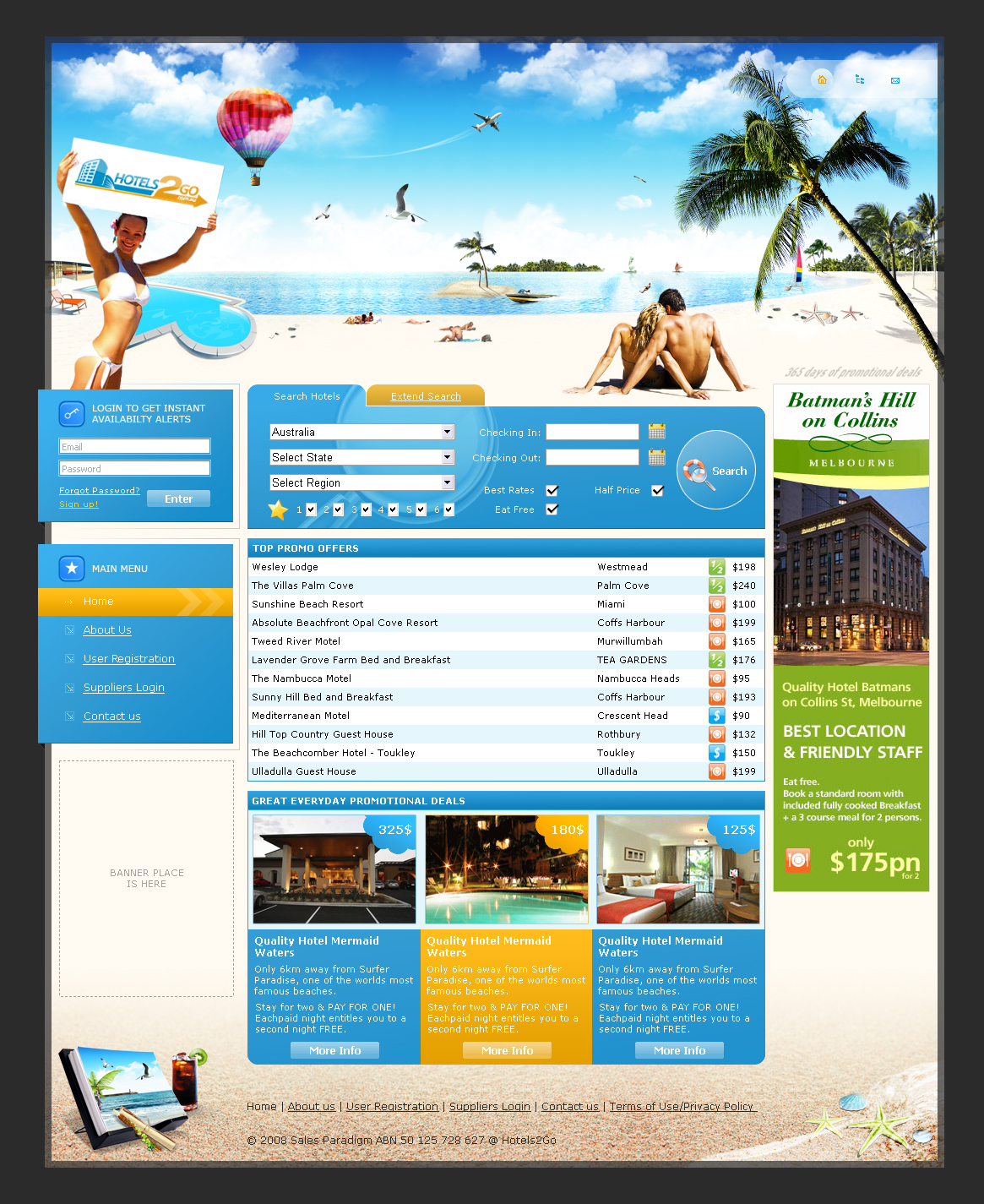 Hotels2Go Design | Travel Firm!