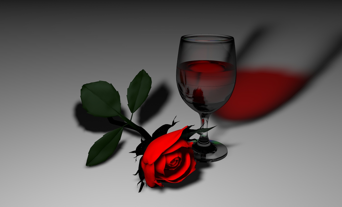 Vine and rose