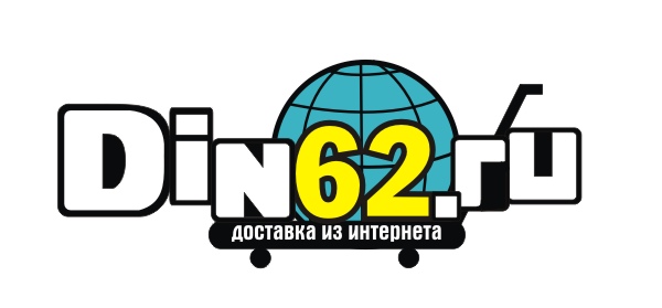 Логотип для сети магазинов доставки «Дин62»